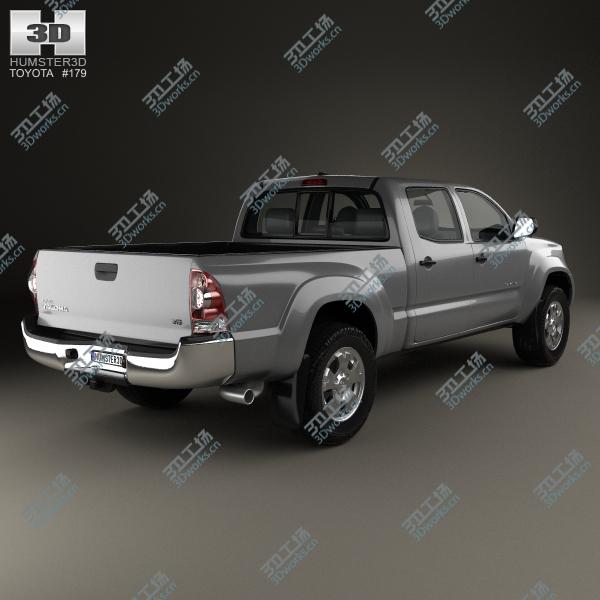 images/goods_img/202105071/3D Toyota Tacoma Double Cab Long Bed 2011 model/2.jpg